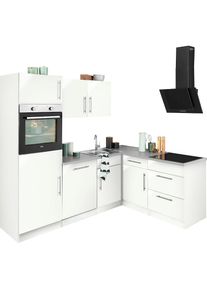 Wiho-K&uuml;chen wiho K&uuml;chen Winkelk&uuml;che &raquo;Cali&laquo; mit E-Ger&auml;ten, Stellbreite 230 x 170 cm