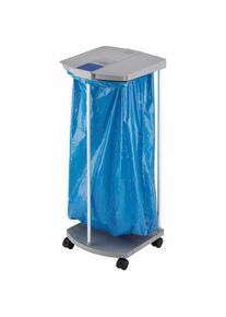 Hailo M&uuml;llsackst&auml;nder &raquo;ProfiLine MSS XXXL&laquo; 120 Liter, grau, M&uuml;llsackhalterung mit Rollen