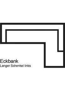 exxpo - sofa fashion Essbank &raquo;Barista, bequem und elegant, hohe Bodenfreiheit, &laquo; Eckbank Barista bequem und elegant, hochwertige Detailverarbeitung