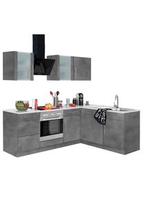 Wiho-K&uuml;chen wiho K&uuml;chen Winkelk&uuml;che &raquo;Cali&laquo; mit E-Ger&auml;ten, Stellbreite 220 x 170 cm