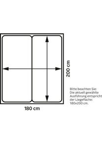 Home Affaire Boxspringbett &raquo;Exclusive&laquo; inkl. Topper, 3 Breiten, 3 H&auml;rtegrad-Ausf&uuml;hrungen