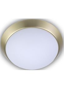 Niermann Deckenleuchte &raquo;Opal matt, Dekorring Messing matt&laquo; E27 1 Stk.