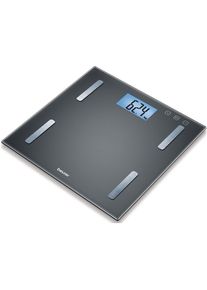 Beurer K&ouml;rper-Analyse-Waage &raquo;BF 180 zur Ermittlung der K&ouml;rperwerte&laquo; Tragkraft mit 180 kg, Elektroden aus geb&uuml;rstetem Edelstahl