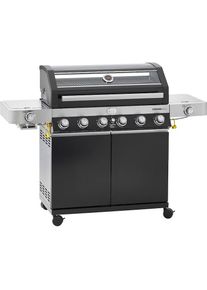 R&ouml;sle R&Ouml;SLE Gasgrill &raquo;BBQ-Station VIDERO, 25527&laquo; G6-S Schwarz, 6 Brenner, extra Primezone/Seitenbrenner, VARIO+