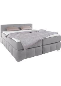 Home Affaire Boxspringbett &raquo;Chelles&laquo; inkl. Topper, , in XXL- &Uuml;berl&auml;nge 220 cm, Unterbox mit feine W&ouml;lbung