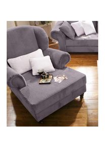Home Affaire XXL-Sessel &raquo;King Henry, Sessel, Ohrensessel, Relaxsessel, Big Sessel, Breite 121cm&laquo; mit Federkern, in legerer Polsterung und losen Kissen