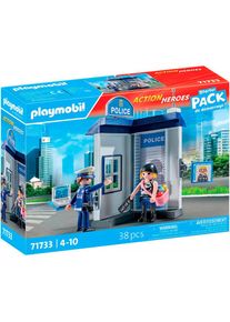 Playmobil Konstruktions-Spielset &raquo;Polizei Ermittlungszimmer (71733), Playmobil Action Heroes&laquo; Made in Europe
