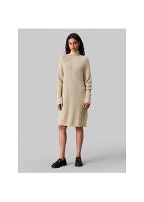 Calvin Klein Jeans Strickkleid &raquo;CHUNKY LOOSE SWEATER DRESS&laquo; mit Logopatch beige, Gr&ouml;&szlig;e XL (42)