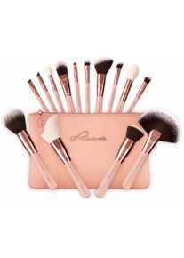 Luvia Cosmetics Kosmetikpinsel-Set &raquo;Essential Brushes - Rose Golden Vintage&laquo; vegan