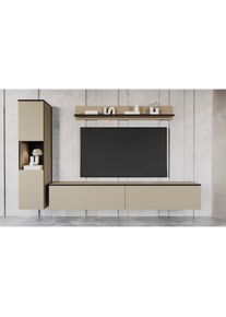 Inosign Wohnwand &raquo;PARIS, Vitrine T&uuml;ranschlag links/rechts wechselbar&laquo; Komplett-Set, 3 Stk. tlg.