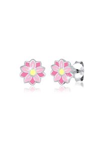 Elli Paar Ohrstecker &raquo;Ohrringe Kinder Blume Pastell Emaille 925 Sterling Silber&laquo;