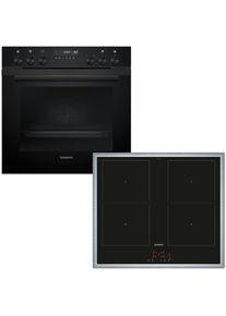 Siemens Induktions Herd-Set &raquo;HE278GBB4&laquo; mit Teleskopauszug nachr&uuml;stbar cookControl30