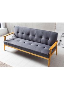 Salesfever Schlafsofa &raquo;Skagen 3-Sitzer Sofa&laquo; Holzgestell Sofa: Entspannung und Schlaf auf 190cm Breite