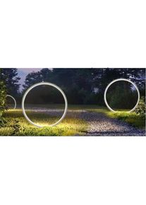 JUST LIGHT Gartenleuchte &raquo;ZIRKULU&laquo; LED-Board 1 Stk. Warmwei&szlig; LED, IP65