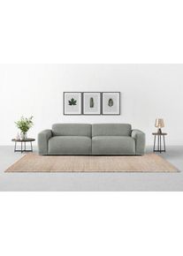 Trendmanufaktur Big-Sofa &raquo;Braga, mit hochwertigem Kaltschaum, Megasofa, in Cord erh&auml;ltlich&laquo; modernes Big-Sofa, Couch mit hohem Sitzkomfort, 254/72/107