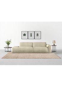 Trendmanufaktur Big-Sofa &raquo;Braga, mit hochwertigem Kaltschaum, Megasofa, in Cord erh&auml;ltlich&laquo; modernes Big-Sofa, Couch mit hohem Sitzkomfort, 277/72/107