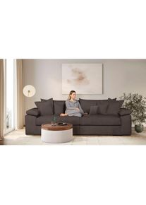 Home Affaire Big-Sofa &raquo;Soft&Cosy XL, B: 246 cm - OTTO. Verl&auml;ssliche Qualit&auml;t.&laquo; Mega-Sofa, Cord oder Chenille-Struktur, mit Federkern & 4 Zierkissen