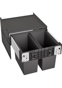 Blanco M&uuml;lltrennsystem &raquo;Select II 50/2&laquo; 2 Beh&auml;lter Kunststoff, Stahlblech, 500 mm Untermass