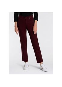 MAC Stretch-Jeans &raquo;Melanie&laquo; Gerade geschnitten rot, Gr&ouml;&szlig;e 48