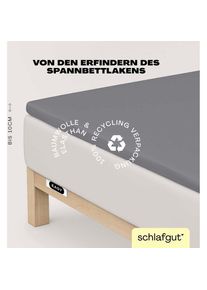 Schlafgut Spannbettlaken &raquo;EASY Jersey Elasthan Topper&laquo; MADE IN GREEN by OEKO-TEX