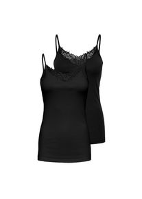 Only Longtop &raquo;ONLLULU LACE SINGLET 2PACK CS JRS&laquo; Packung, 2 Stk. schwarz, Gr&ouml;&szlig;e M