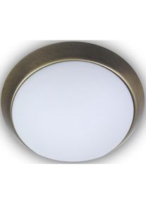 Niermann Deckenleuchte &raquo;Opal matt, Dekorring Altmessing, HF Sensor, LED&laquo; LED-Board 1 Stk. Warmwei&szlig;