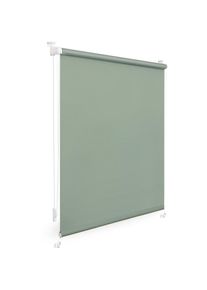 LICHTBLICK ORIGINAL Seitenzugrollo &raquo;Uni Rollo&laquo; verdunkelnd Verdunkelung energiesparend ohne Bohren verspannt mit Klemmtr&auml;ger und Farbbeschichtung - 