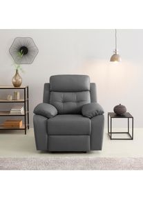 Home Affaire Relaxsessel &raquo;Lannilis mit Liegefunktion, Fernsehsessel&laquo; mit manueller und elektrischer Relaxfunktion, grau