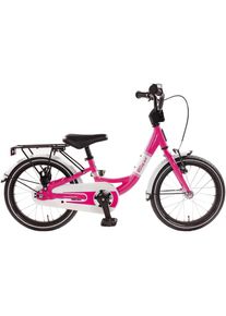 Bachtenkirch Kinderfahrrad &raquo;16" Baxi - pink&laquo; 1 Gang ohne Schaltung Packung, Alu Kinderfahrrad mit Vollausstattung, erh&auml;ltlich in 14/16/18 Zoll