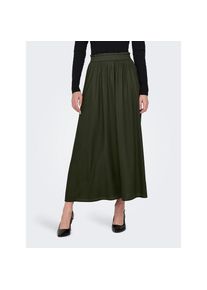 Only Maxirock &raquo;ONLVENEDIG &ndash; Maxil&auml;nge mit elastischem Bund f&uuml;r luftigen Komfort&laquo; Viskose gr&uuml;n, Gr&ouml;&szlig;e L (40)