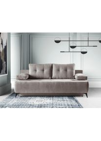 WERK2 Schlafsofa &raquo;Oakland Bettsofa Breite 206cm, Liegefl&auml;che 202/145cm,&laquo; 2-Sitzer Sofa & Schlafcouch mit Bettkasten