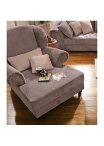 Home Affaire XXL-Sessel &raquo;King Henry, Sessel, Ohrensessel, Relaxsessel, Big Sessel, Breite 121cm&laquo; mit Federkern, in legerer Polsterung und losen Kissen