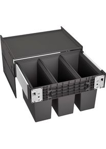 Blanco M&uuml;lltrennsystem &raquo;Select II 60/3&laquo; 3 Beh&auml;lter Kunststoff, Stahlblech, 600 mm Untermass