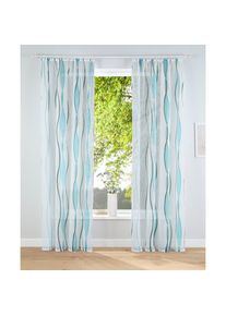 my home Gardine &raquo;Dimona&laquo; Kr&auml;uselband 2 Stk. tlg. 2er-Set, Bestseller, Polyester, Wellen