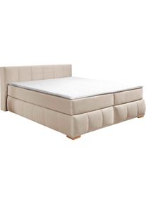 Home Affaire Boxspringbett &raquo;Chelles&laquo; inkl. Kaltschaumtopper, in 5 Breiten und 3 Matratzenarten