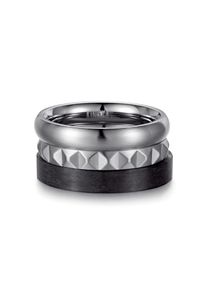 Kingka Ring-Set &raquo;Pyramide&laquo; schwarz, Gr&ouml;&szlig;e 64