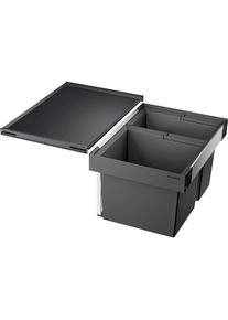 Blanco M&uuml;lltrennsystem &raquo;Flexon II 60/2&laquo; 2 Beh&auml;lter Kunststoff, Stahlblech, 600 mm Untermass