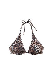 Lascana B&uuml;gel-Bikini-Top &raquo;Lexa&laquo; mit Muschelkante braun, Gr&ouml;&szlig;e 40