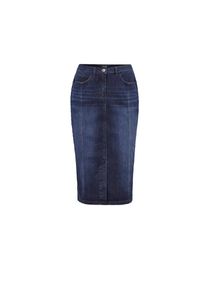 GOLDNER Jeansrock &raquo;Kurzgr&ouml;&szlig;e Jeansrock im 5-Pocket-Stil&laquo; blau, Gr&ouml;&szlig;e 22