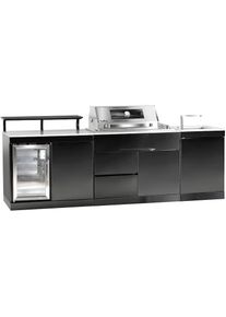 Buschbeck Outdoor-K&uuml;che &raquo;Bradford&laquo; Edelstahl, wei&szlig;e Marmor-Arbeitsplatte, BxTxH: 270x92x120 cm