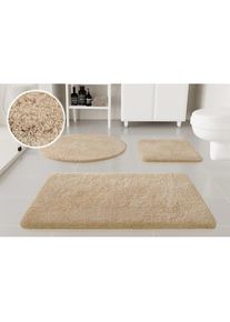 OTTO home Badematte &raquo;Kaarin&laquo; H&ouml;he 30 mm rutschhemmend beschichtet schnell trocknend Badteppich, getuftet, flauschig, hochflor, gro&szlig;e Farbauswahl