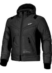 Alpinestars Mohobbs, textile jacket waterproof , color: Black/Neon-Orange , size: M