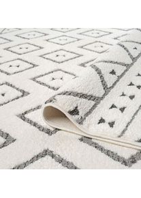 Carpet City Teppich &raquo;LOUNGE 9999&laquo; rechteckig 15 mm H&ouml;he Kurzflor-Teppich Modern, Hoch-Tief-Struktur, Wohnzimmer, Schlafzimmer