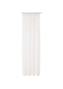 my home Gardine &raquo;REGINA&laquo; Multifunktionsband 2 Stk. tlg. Transparent, Leinenoptik, 2-er Set