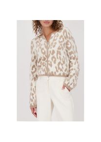 monari Strickjacke &raquo;Jacke Strickjacke Leojacq.&laquo; Regular fit mit Leopardenmuster