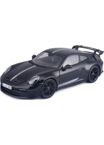 Maisto Sammlerauto &raquo;1:18 Porsche 911 GT3, ́23, schwarz mit Streifen&laquo; 1:18