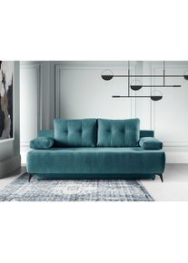 WERK2 Schlafsofa &raquo;Oakland Bettsofa Breite 206cm, Liegefl&auml;che 202/145cm,&laquo; 2-Sitzer Sofa & Schlafcouch mit Bettkasten