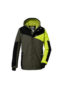 Killtec Skijacke &raquo;KSW 387 BYS SKI JCKT&laquo; Wasserdichte Skijacke mit Kapuze, Schneefang und sportlichem Design gr&uuml;n, Gr&ouml;&szlig;e 164