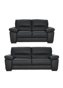 Calia italia Polstergarnitur &raquo;Gaia, hochwertige Garnitur aus 2-Sitzer und 3-Sitzer, edles Design&laquo; Set, 2 Stk. tlg. Ledergarnitur, in zwei hochwertigen