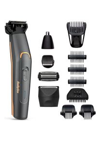 BaByliss Multifunktionstrimmer &raquo;Graphite Multi Trimmer MT987E&laquo; 5 Aufs&auml;tze Langlebige Graphit-Klinge, 12-in-1 Funktionr
